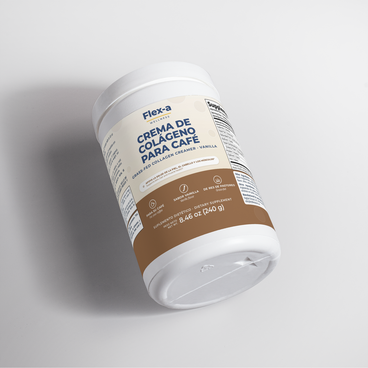 Crema de Colágeno para Café - Piel y Huesos Firmes