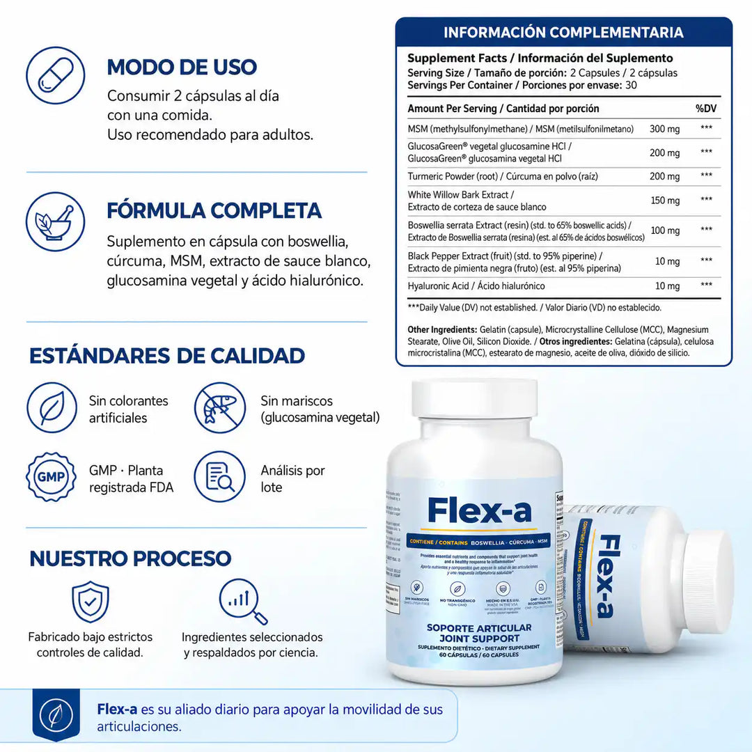 Flex-a - Suplemento Apoyo Articular